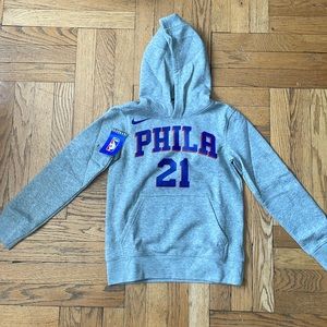 NWT 76ers Embiid sweatshirt